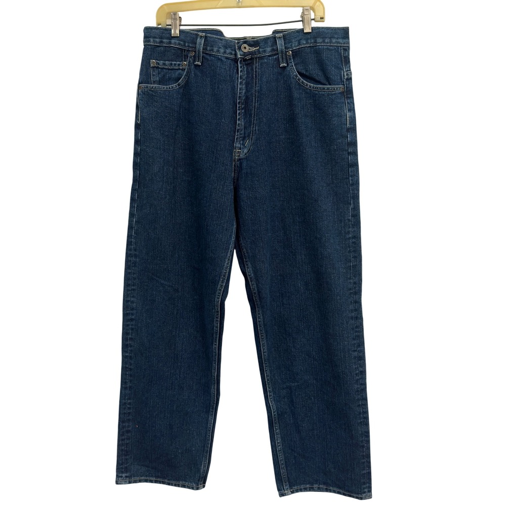 Nautica Jeans Co Straight Leg Jeans Indigo Blue Cotton Denim Mens Preppy W34x30